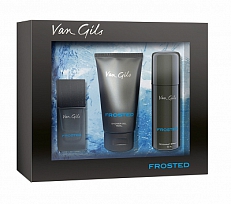 Van Gils Frosted Geschenkset Man Edt 30ml + Showergel 75ml + Deodorant 50ml Set