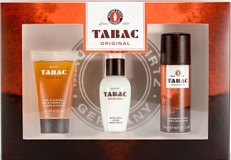 Tabac Original Travel Aftershave Lotion Showergel Deo Set