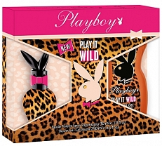 Playboy Play It Wild Her Eau De Toilette 30ml + Showergel 250ml Set