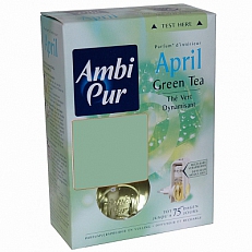 Ambi Pur April Starter + Refill Green Tea 25ml