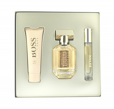 Hugo Boss The Scent For Her Geschenkset Eau De Parfum 50ml + Bodylotion 50ml + Purse Spray 7,4ml