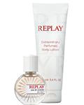 REPLAY REPLAY W. REPLAY FOR HER EAU DE TOILETTE + BODYLOTION