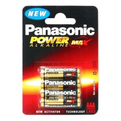 Panasonic Batterijen AAA 4 St.