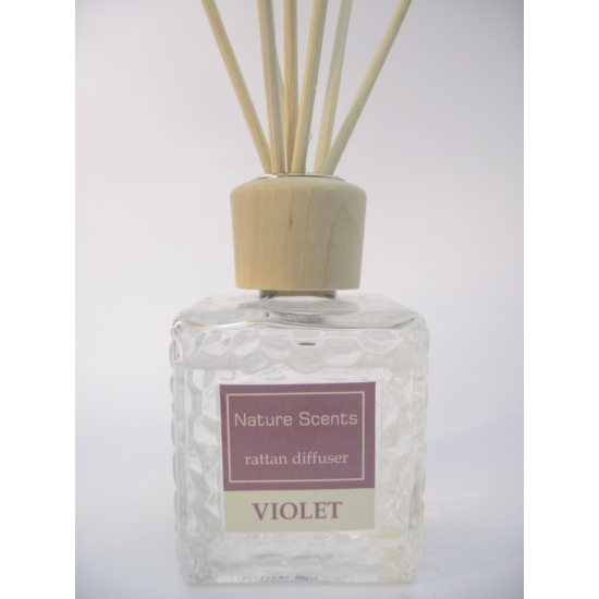 Interieur parfum met geurolie met stokjes viool 80 ml