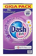 Dash 2 In 1 Waspoeder En Wasverzachter Lavendel En Kamille 105 Wasbeurten 7,15KG