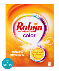 Robijn Waspoeder Color 12 Wasbeurten Voordeelverpakking 7x684 Gr